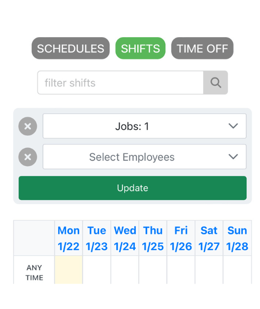 Shifts Time Tracking Telephone Timesheets
