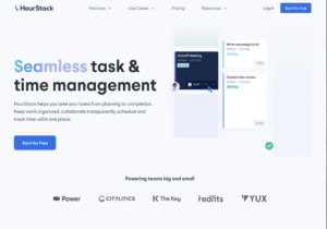 Hourstack Homepage Best Time Tracking Softwares